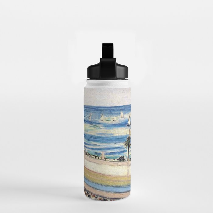 Seated Woman, Back Turned to the Open Window of Ocean & Seaside by Henri Matisse Water Bottle Gallery Image 2