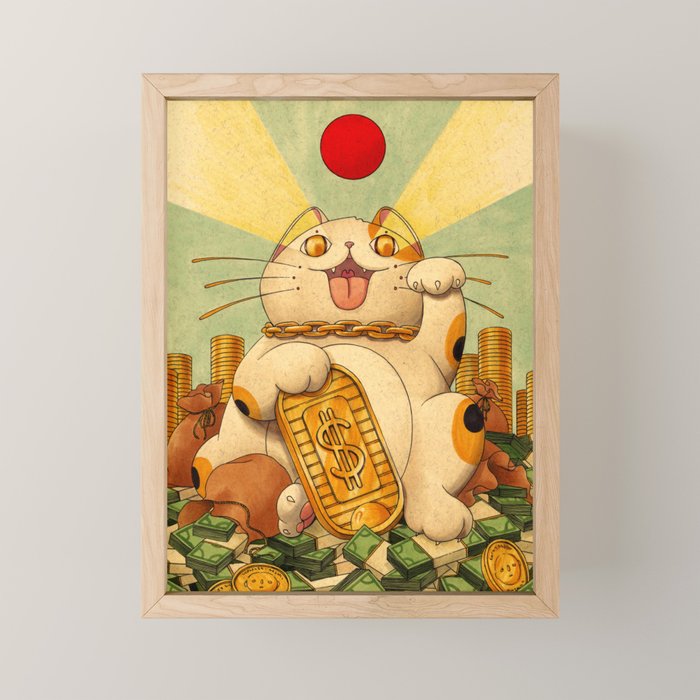 Cash Money Mini Art Print Gallery Image 1