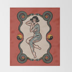 Peaceful among chaos  Throw Blanket Gallery Image 2