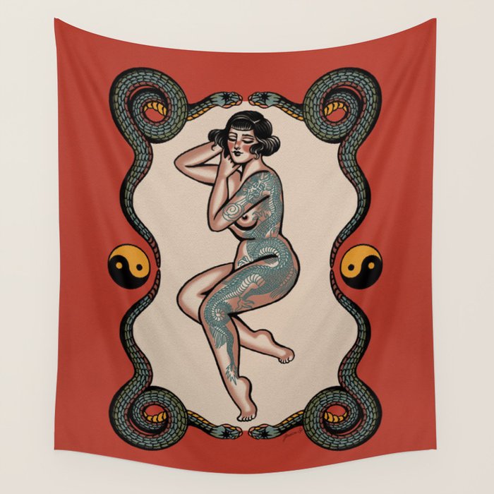 Peaceful among chaos  Wall Tapestry Gallery Image 4