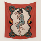 Peaceful among chaos  Wall Tapestry Gallery Image 4