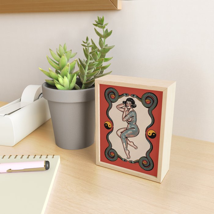 Peaceful among chaos  Mini Art Print Gallery Image 2