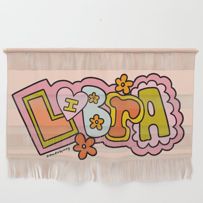 Libra Doodle Letters Wall Hanging Gallery Image 1