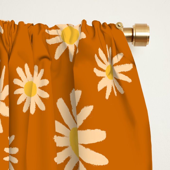 Hidden cat 44o Autumn flowers fall Window Curtain Gallery Image 2