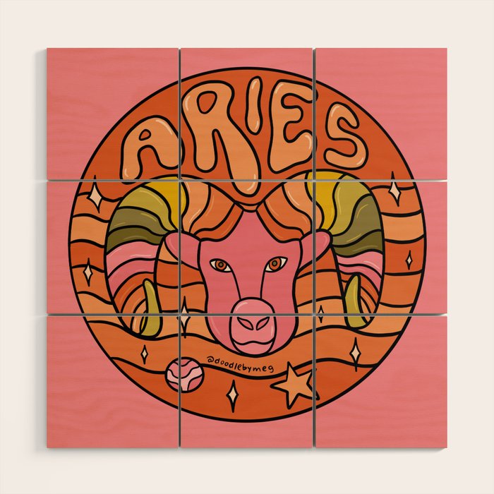 2020 Aries Wood Wall Art Gallery Image 1