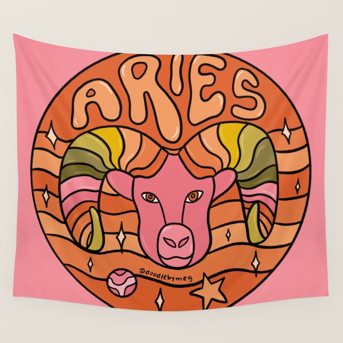 2020 Aries Wall Tapestry Gallery Image 4