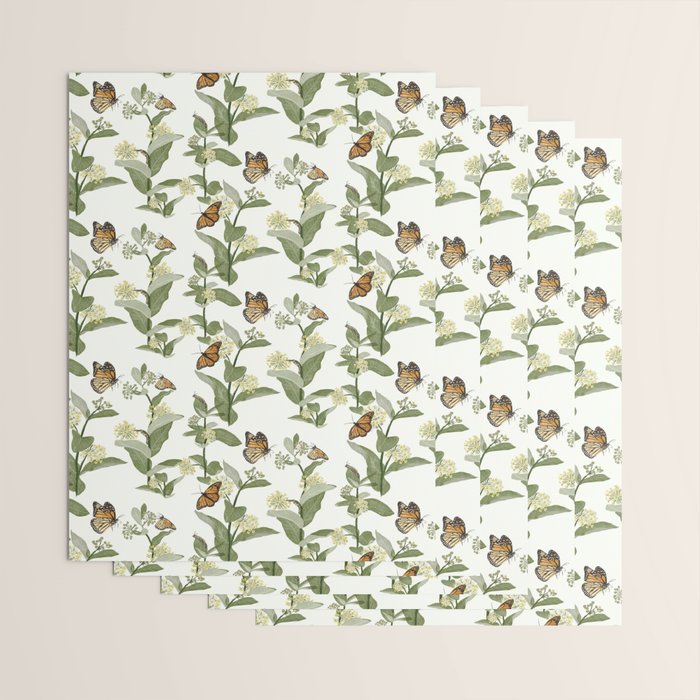 Monarch's Milkweeds Wrapping Paper Gallery Image 3