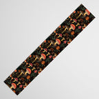 Dark Forest Magic Mushrooms Art Table Runner Gallery Image 3