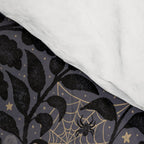 Mysterious Garden - midnight violet Comforter Gallery Image 4