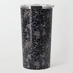 Mysterious Garden - midnight violet Travel Mug Gallery Image 1