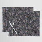 Mysterious Garden - midnight violet Placemat Gallery Image 1