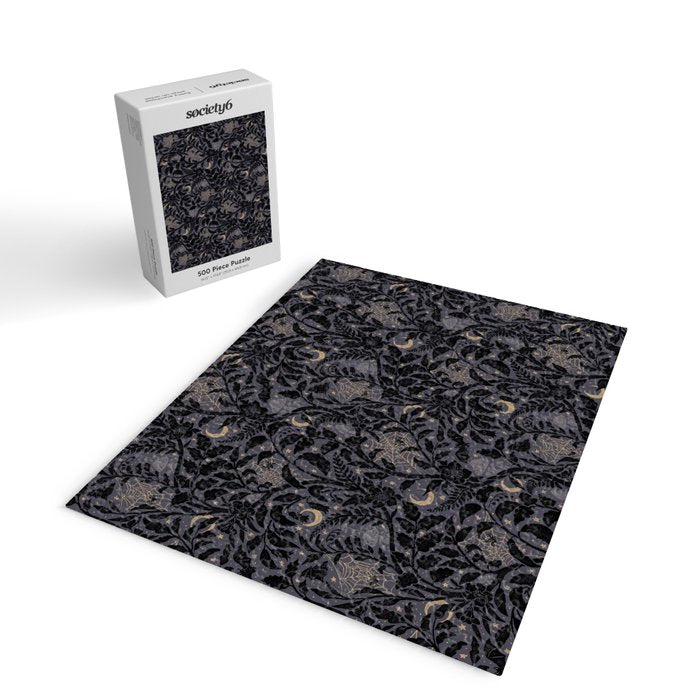 Mysterious Garden - midnight violet Jigsaw Puzzle Gallery Image 2