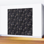 Mysterious Garden - midnight violet Wall Mural Gallery Image 2