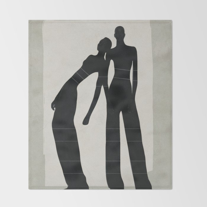 Pair Line Throw Blanket Gallery Image 2