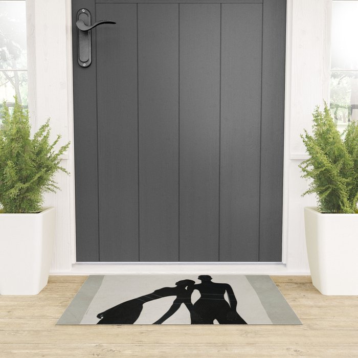 Pair Line Welcome Mat Gallery Image 3