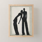 Pair Line Mini Art Print Gallery Image 1