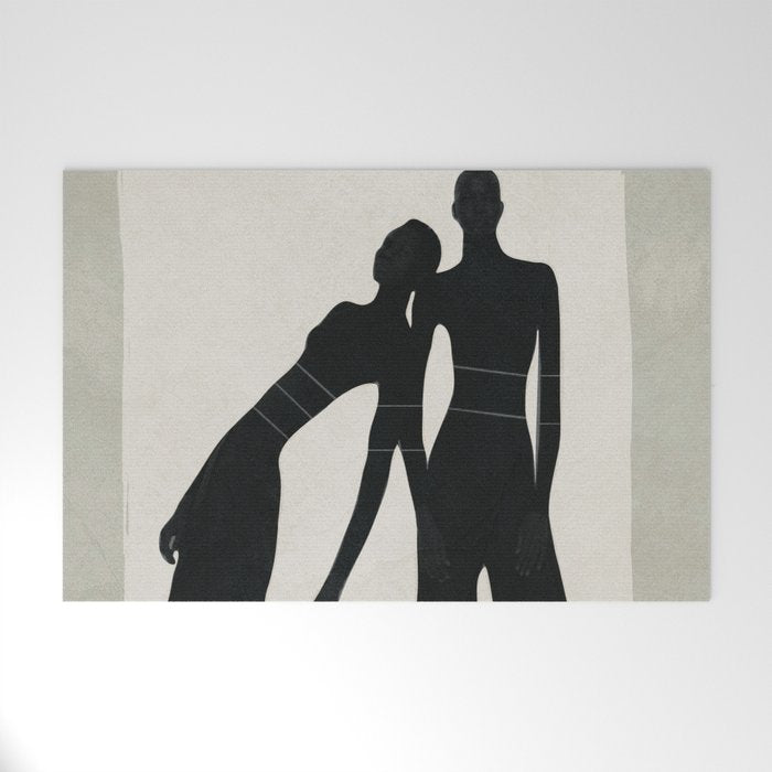 Pair Line Welcome Mat Gallery Image 1
