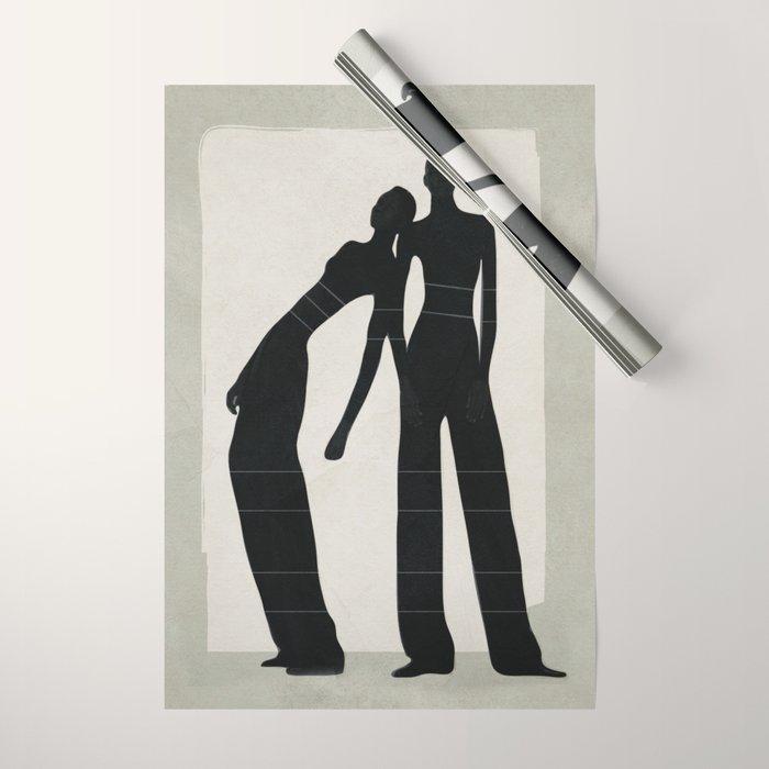 Pair Line Wrapping Paper Gallery Image 1