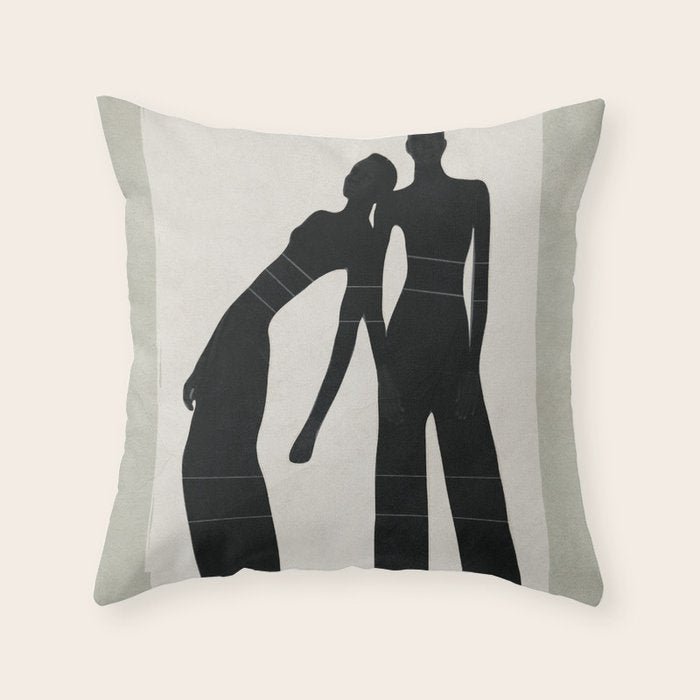 Pair Line Throw Pillow Gallery Image 6