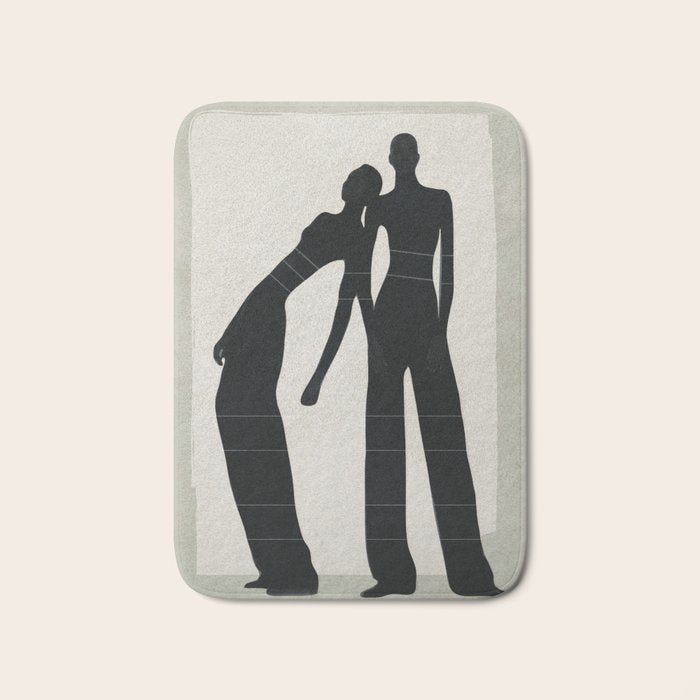 Pair Line Bath Mat Gallery Image 1