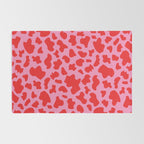 Cow Print in Pink and Red Rug Gallery Image 2