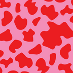 Cow Print in Pink and Red Coffee Mug Gallery Image 2
