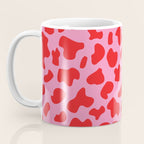 Cow Print in Pink and Red Coffee Mug Gallery Image 3