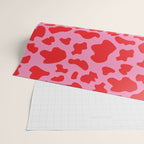 Cow Print in Pink and Red Wrapping Paper Gallery Image 2