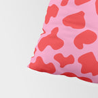Cow Print in Pink and Red Pillow Sham Gallery Image 4