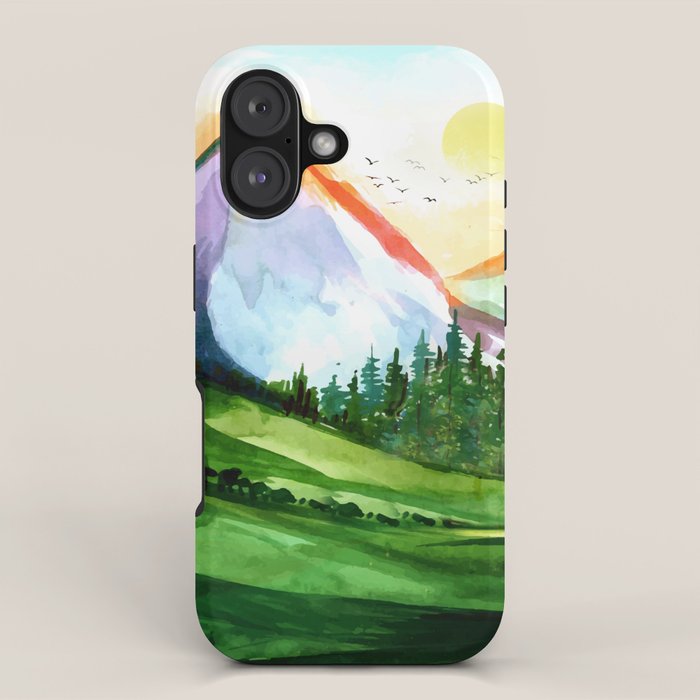 Colorful Landscape 4 iPhone Case Gallery Image 1