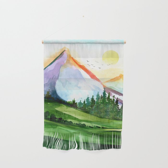 Colorful Landscape 4 Wall Hanging Gallery Image 1