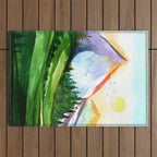 Colorful Landscape 4 Outdoor Rug Gallery Image 1