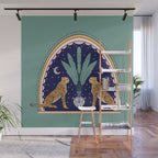 Modern cheetah couple in Middle East  Wall Mural Gallery Image 1