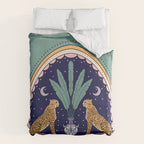 Modern cheetah couple in Middle East  Duvet Cover Gallery Image 6