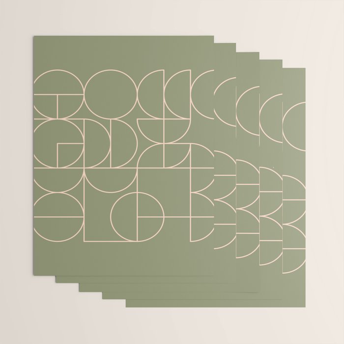 Deco Geometric 08D Wrapping Paper Gallery Image 3