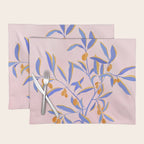 Blue Branches Botanical Illustration  Placemat Gallery Image 1