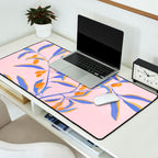 Blue Branches Botanical Illustration  Desk Mat Gallery Image 2