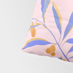 Blue Branches Botanical Illustration  Pillow Sham Gallery Image 4