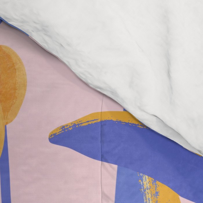 Blue Branches Botanical Illustration  Comforter Gallery Image 4