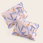 Blue Branches Botanical Illustration  Pillow Sham Gallery Image 3