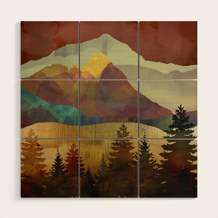 Autumn Sky Wood Wall Art Gallery Image 1