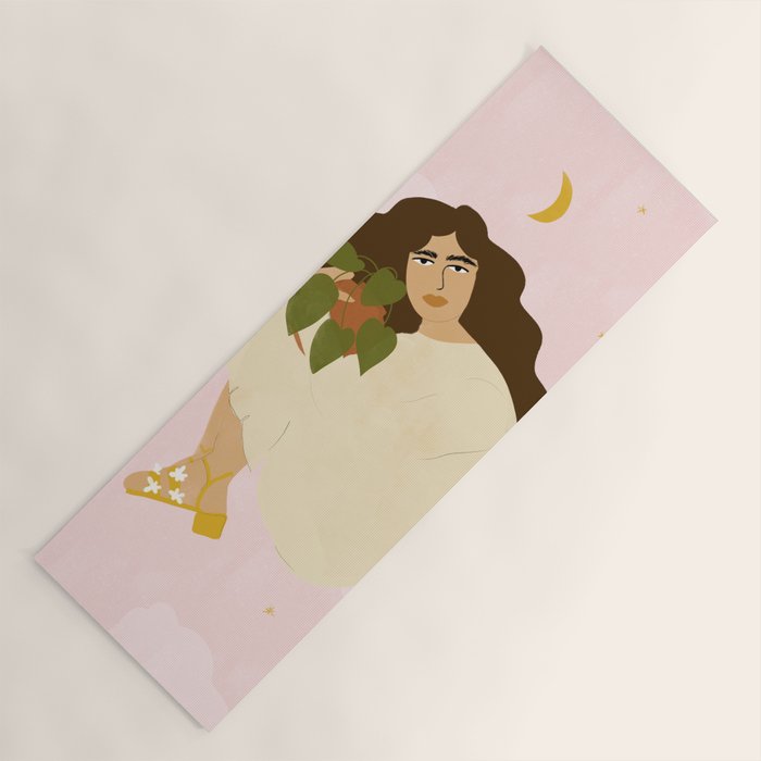 When You Have Strong Connection With Plants Yoga Mat Gallery Image 1