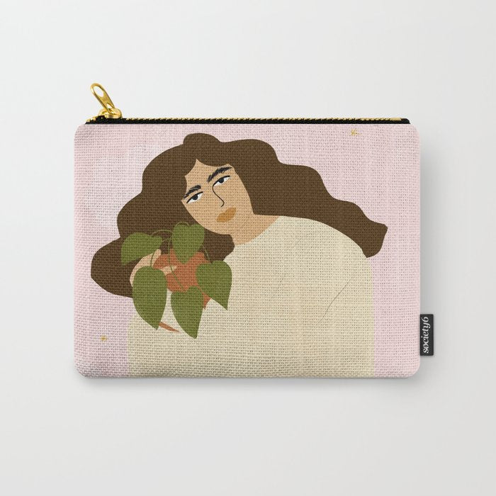 When You Have Strong Connection With Plants Carry All Pouch Gallery Image 1