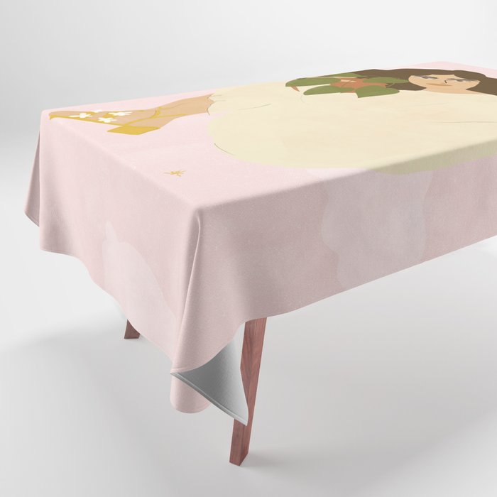 When You Have Strong Connection With Plants Tablecloth Gallery Image 1