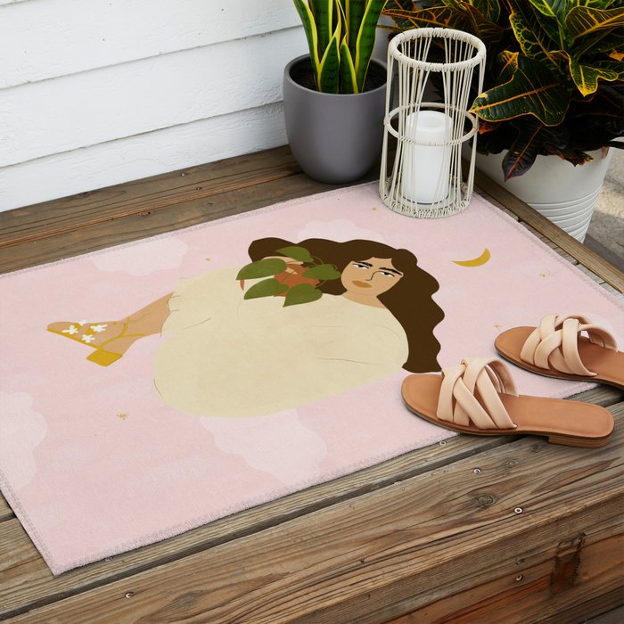 When You Have Strong Connection With Plants Outdoor Rug Gallery Image 2