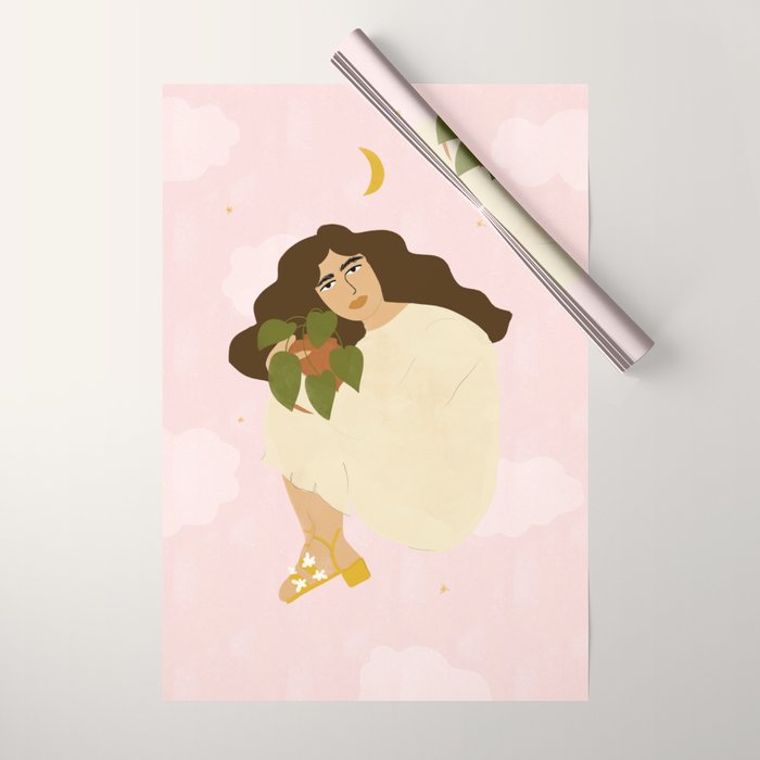 When You Have Strong Connection With Plants Wrapping Paper Gallery Image 1