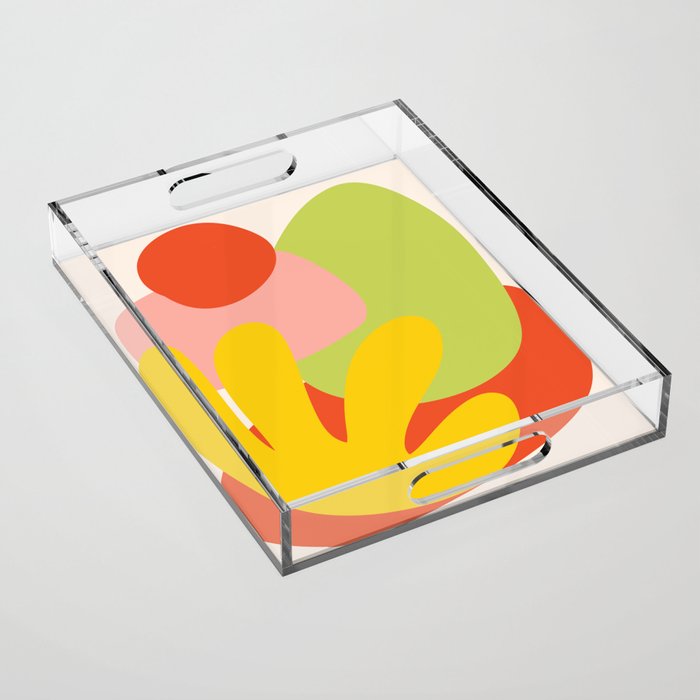 Rainbow LA Cutout Acrylic Tray Gallery Image 1