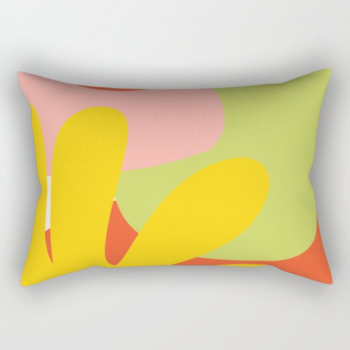 Rainbow LA Cutout Rectangular Pillow Gallery Image 2