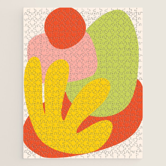 Rainbow LA Cutout Jigsaw Puzzle Gallery Image 1