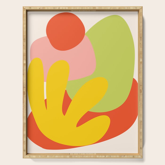 Rainbow LA Cutout Serving Tray Gallery Image 1